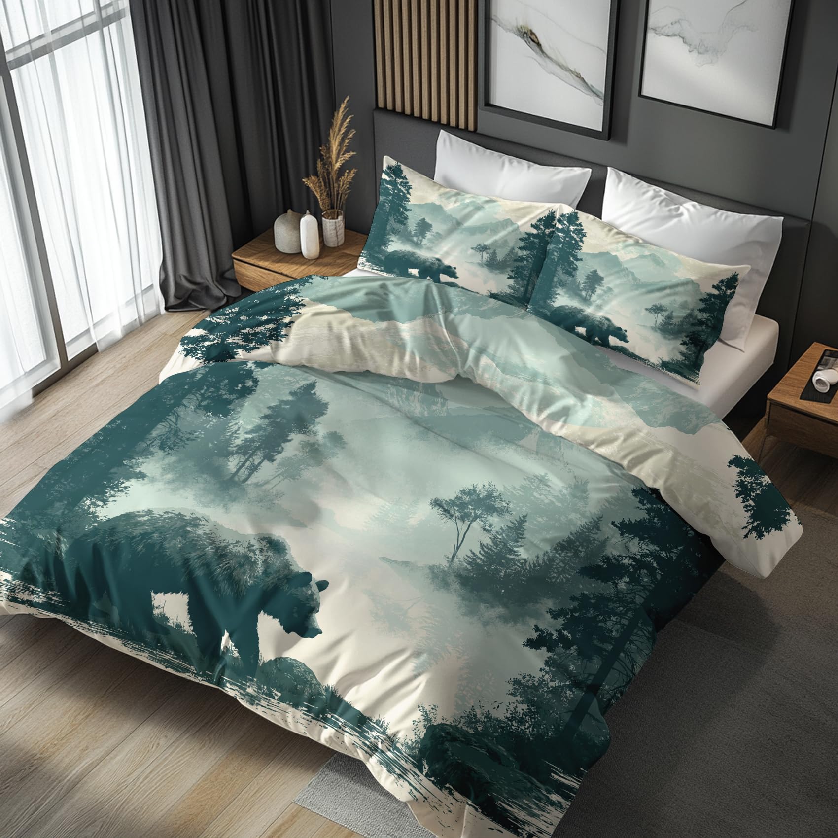 NOGAWA Bear Super King Duvet Cover Sets, Decor, 260 x 220