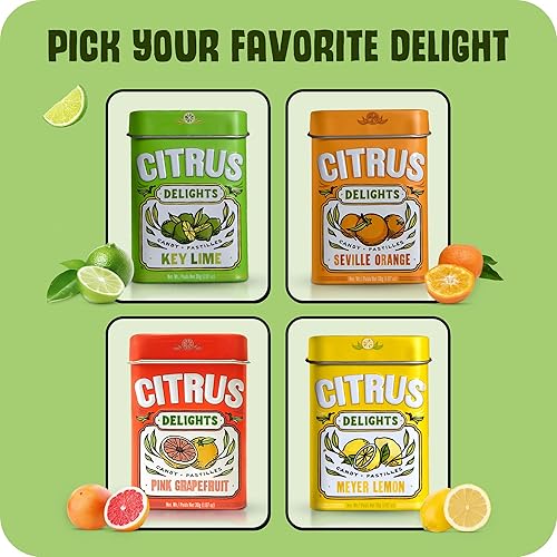 Miniatura 7 de Citrus Delights Key Lime Candy  30 unidades (paquete de 12)  Pastillas de caramelo duro de cítricos naturales  Vegano, sin gluten, certificado