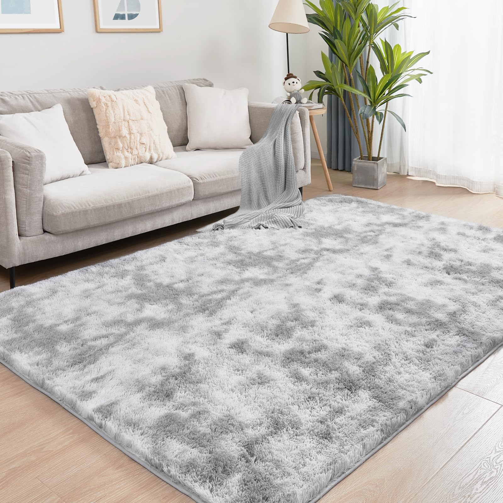 Puremy Fluffy Rug for Living Room