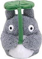Vista 2 de Studio Ghibli - Mi Vecino Totoro - Totoro de 5 pulgadas con Saco de Frijoles de Hoja, Peluche de Studio Ghibli