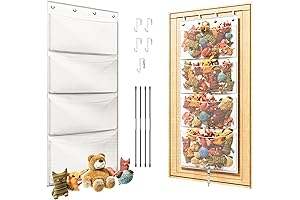 Upgraded Over The Door Stuffed Animal Storage Organizer