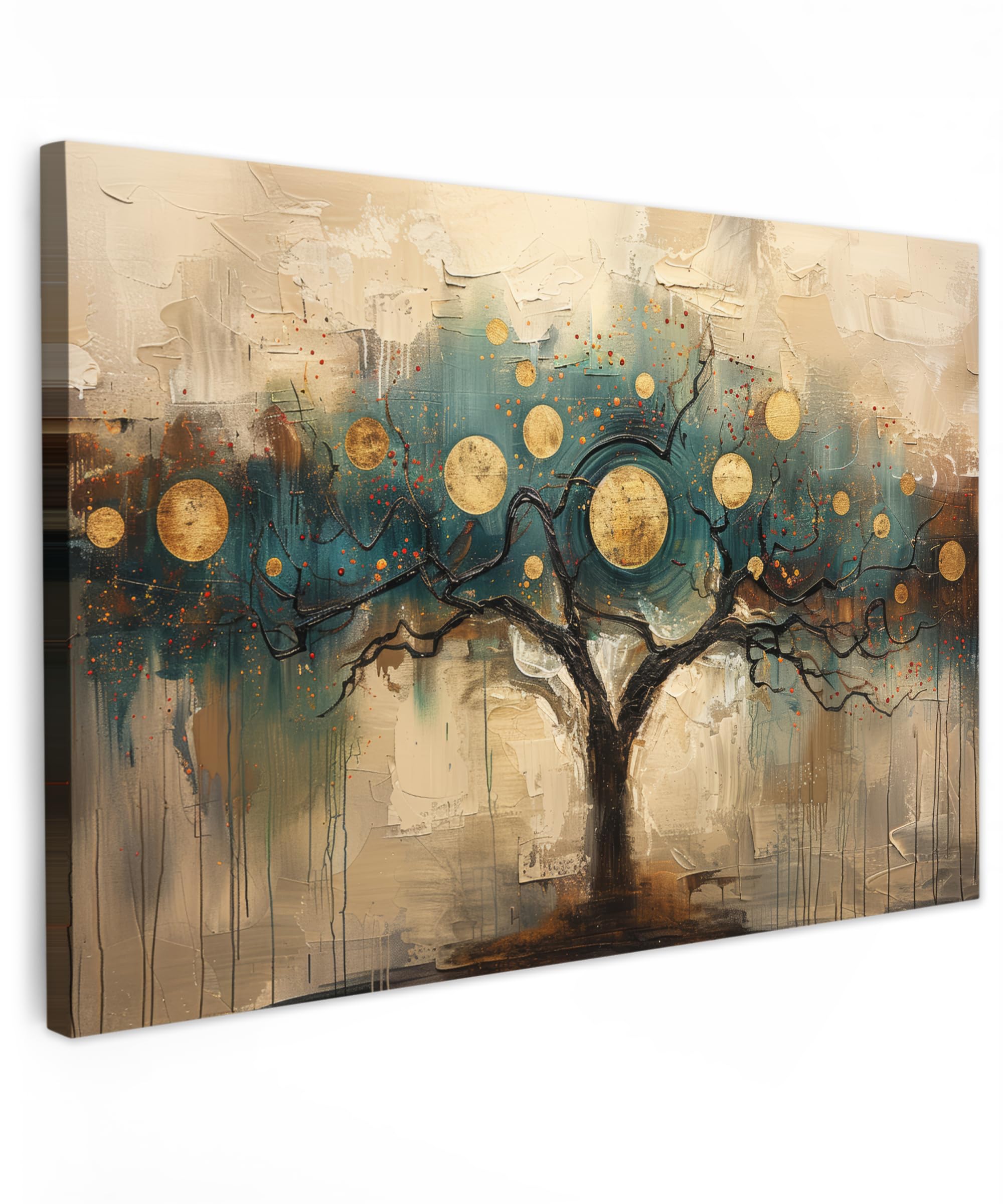 Quadro Moderno Su Tela 120x80 Cm - Stampa Nautica Con Barca E Lago Per Soggiorno - Foto 8