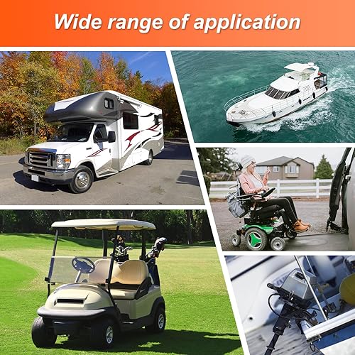 Miniatura 6 de Batería LiFePO4 de 12 V 200 Ah, batería de litio de 2560 Wh, BMS integrado, hasta 5000 ciclos, para RV, sistema fuera de la red, solar, batería de