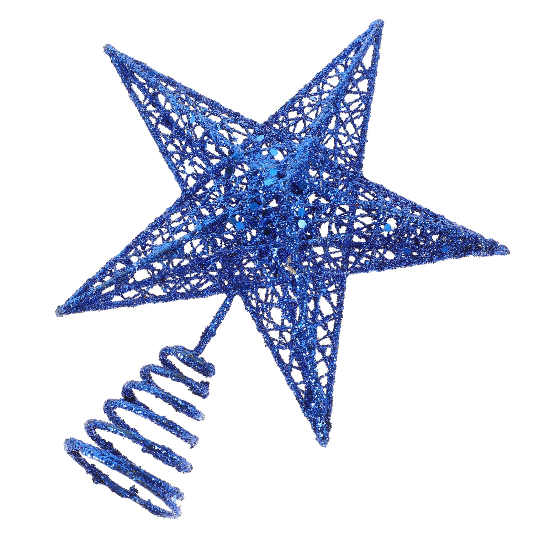 Alipis Étoile de Noël Pailletée pour Décoration de Sapin Cimier Léger et Compact pour Créer Une Ambiance Festive à Domicile Pendant Les Fêtes