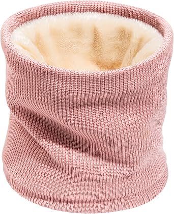 Winter Neck Gaiter for Men and Women, Neck Warmer Face Scarf, Fleece Face Mask Scarf for Cold Weather Sport