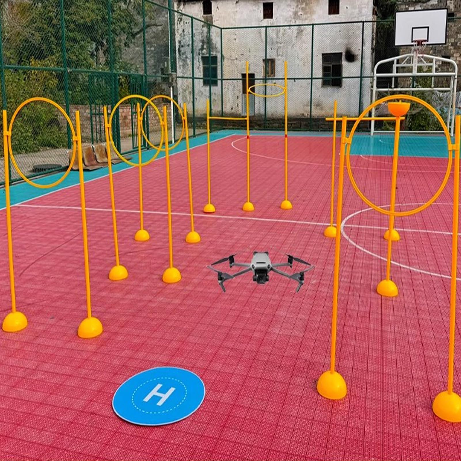 Drone tor Przeszkód Zestaw do Wyścigów Dronów Freestyle Fpv z Bramkami z Przeszkodami, Tor Przeszkód dla Początkujących Zbuduj Sam Drona, Sprzęt Treningowy do Wyścigów Dronów Dalekiego Zasięgu