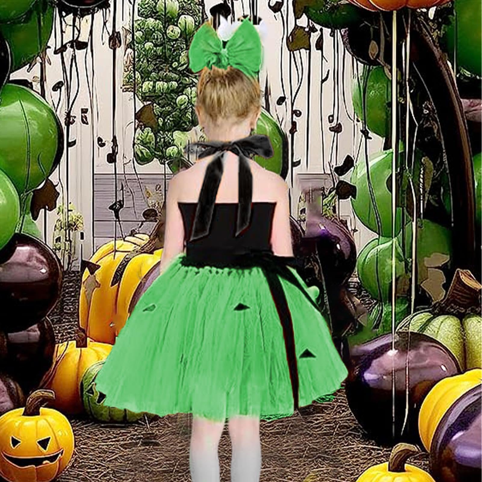 Vestito da Principessa con Fascia per Capelli e Vestito Tutù Halloween