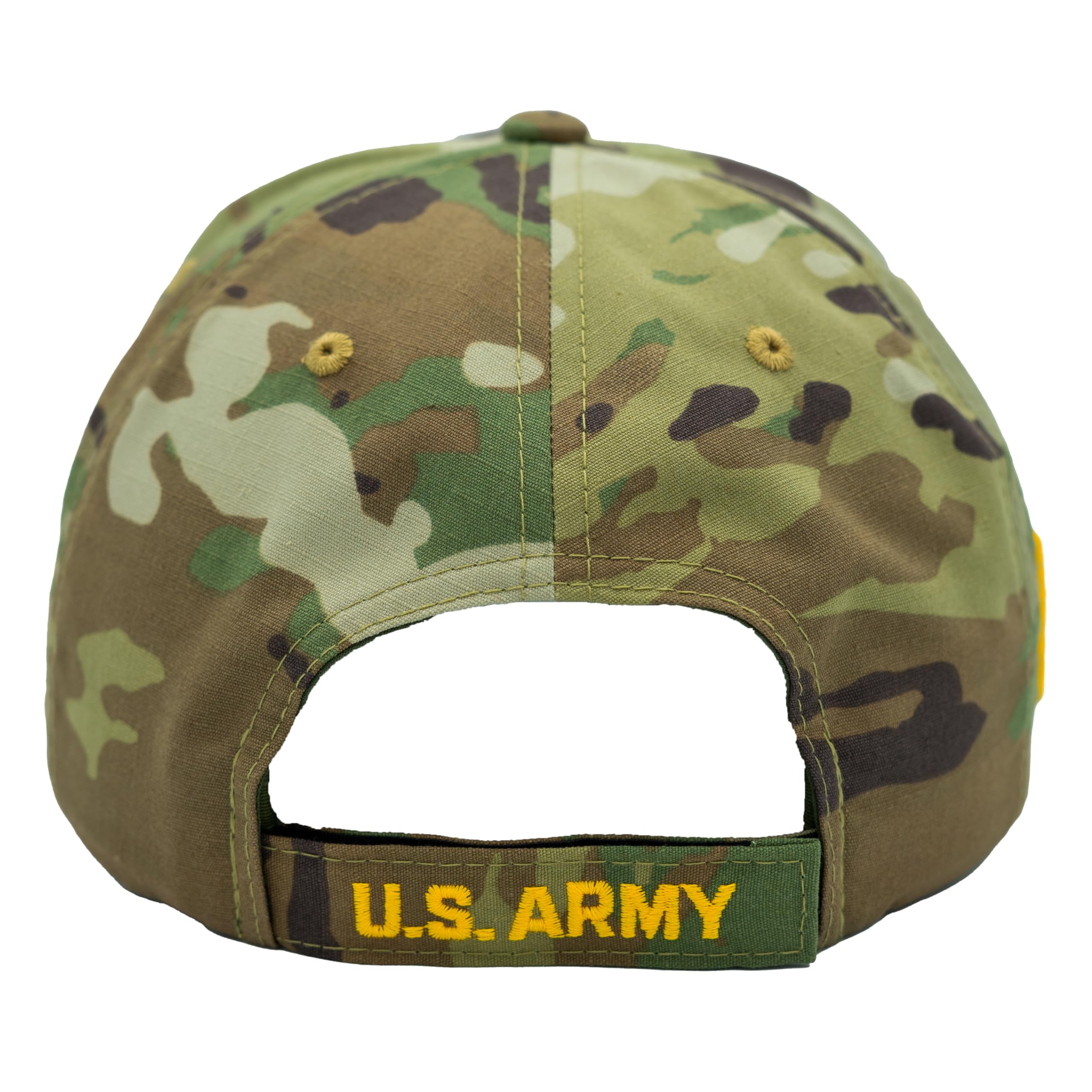 Gorra de béisbol ajustable para veteranos del ejército de EE. UU. para hombre, con licencia oficial de veteranos militares, diseño de parche bordado, sello del ejército