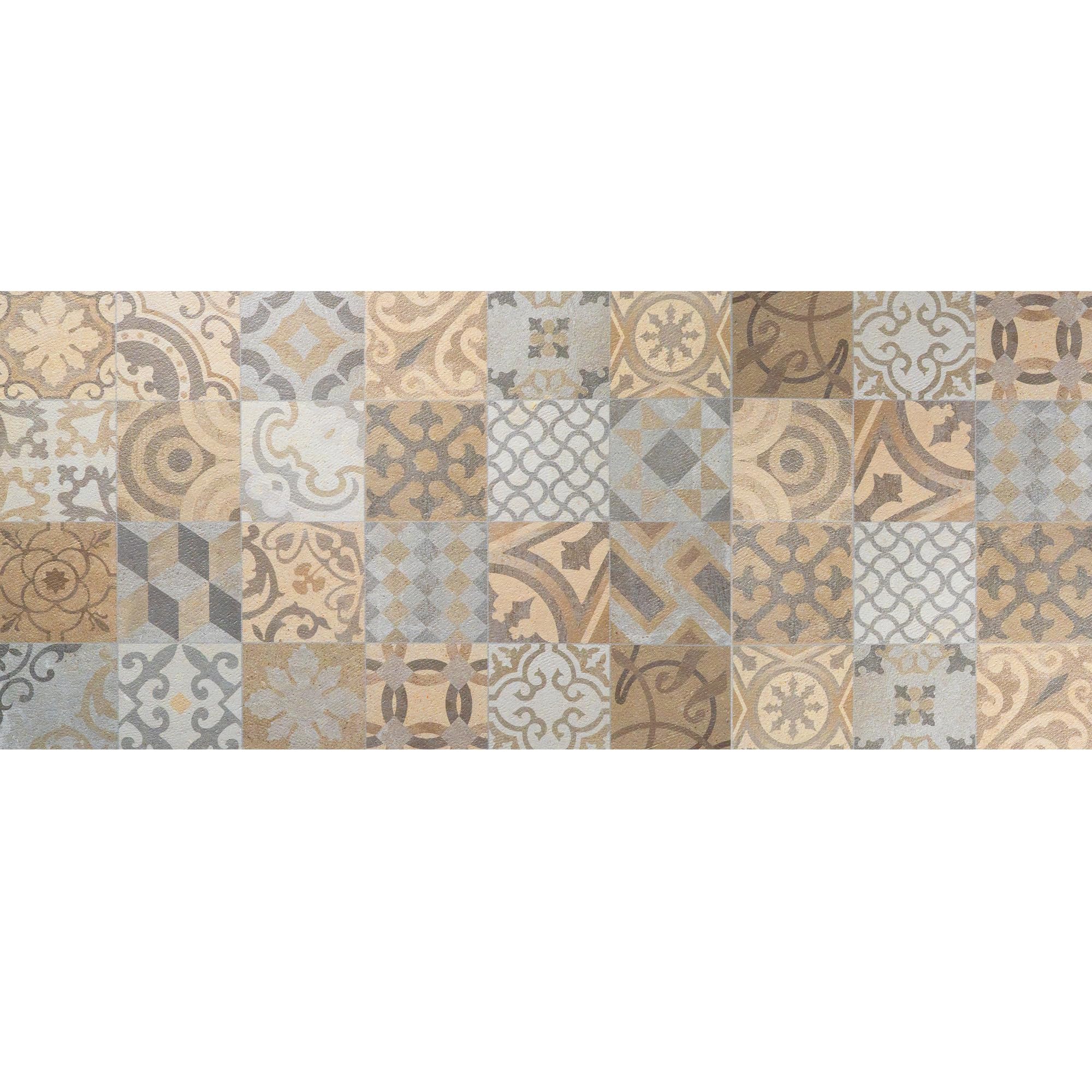 CREARREDA Alfombra de vinilo antideslizante y lavable para cocina, 100% Made in Italy, 120x50cm