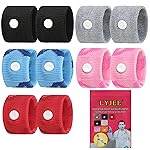 LYJEE Motion Sickness Bracelets for Adults and Kids Motion Sickness Bands Nausea Relief for Pregnant Women Acupressure Nausea Relief for Car, Sea, Air Sickness