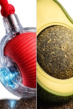 Busstier Otomatik Kuyruklu Kedi Topu ve Avokado Kedi Nanesi Oyuncağı Seti, İnteraktif Kedi Oyuncağı, Ev Kedileri İçin Oyun ve Aktivite Seti
