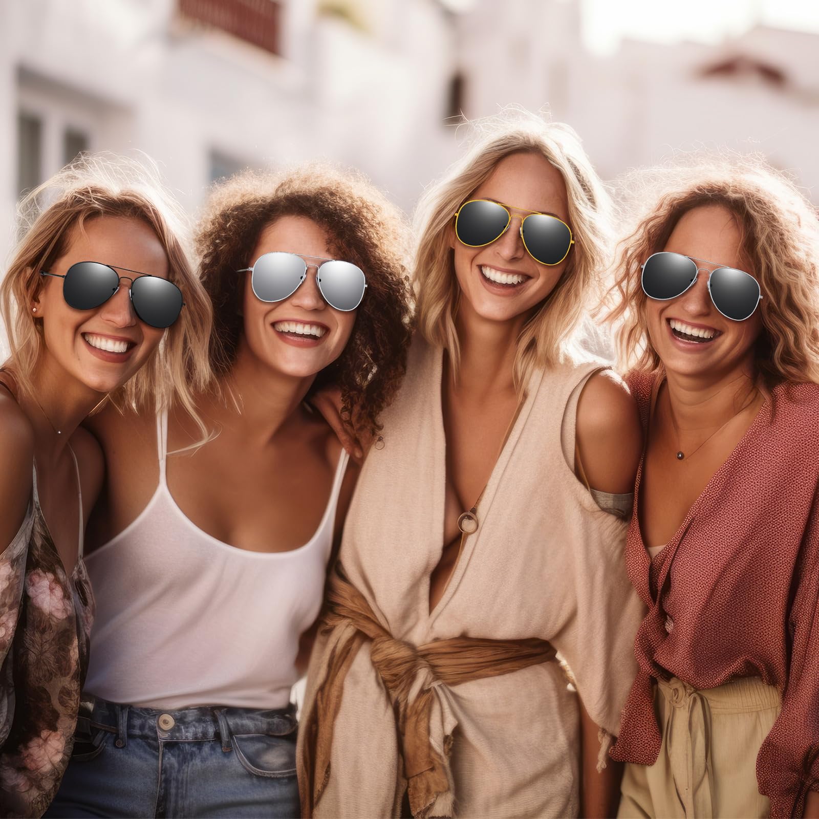 Mepase 36 pares de lentes de sol clásicos para hombres y mujeres, lentes de sol ligeros para protección UV, pesca, compras, viajes