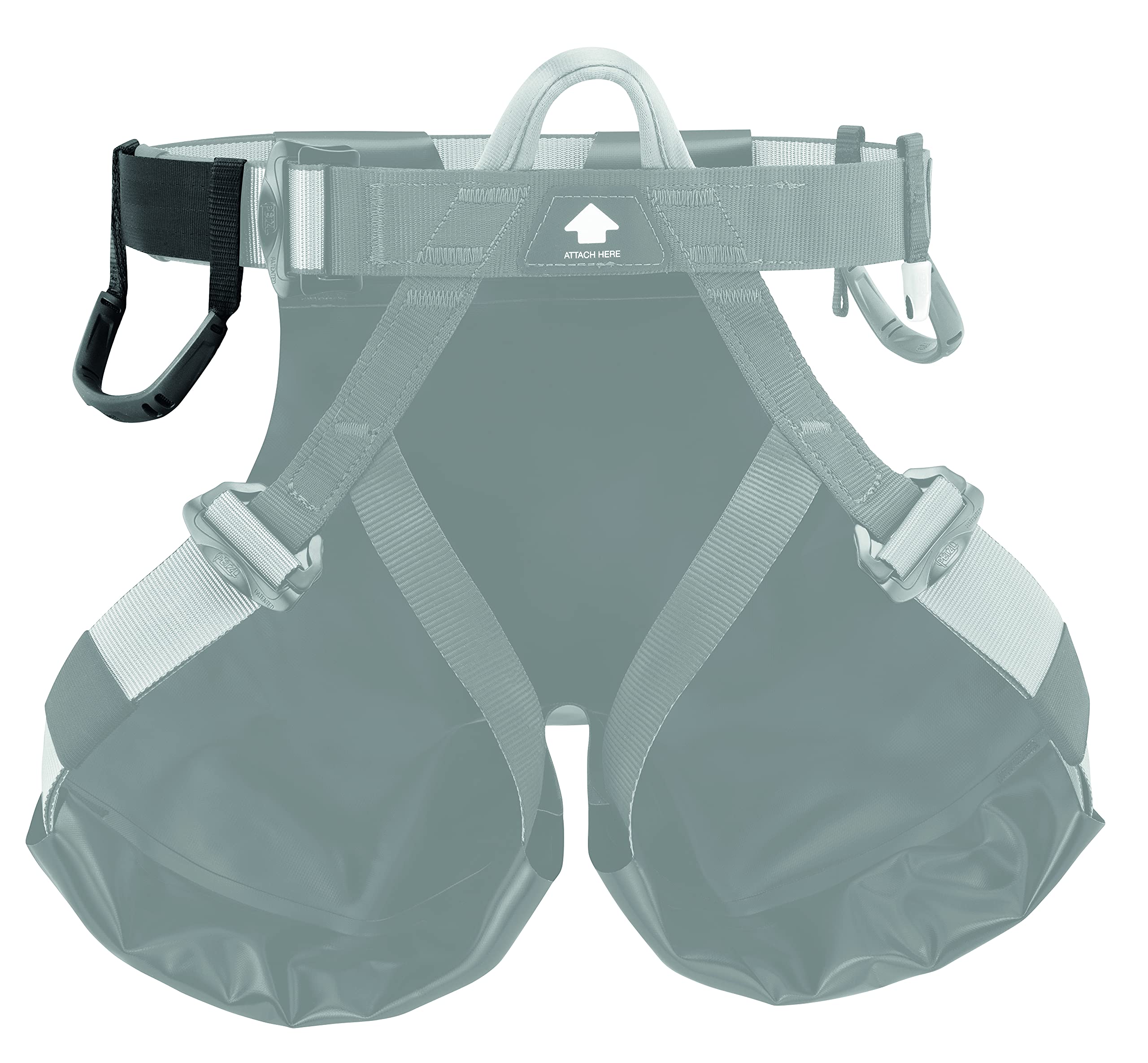 PETZL Soporte de equipo para arnés Canyon Club, negro