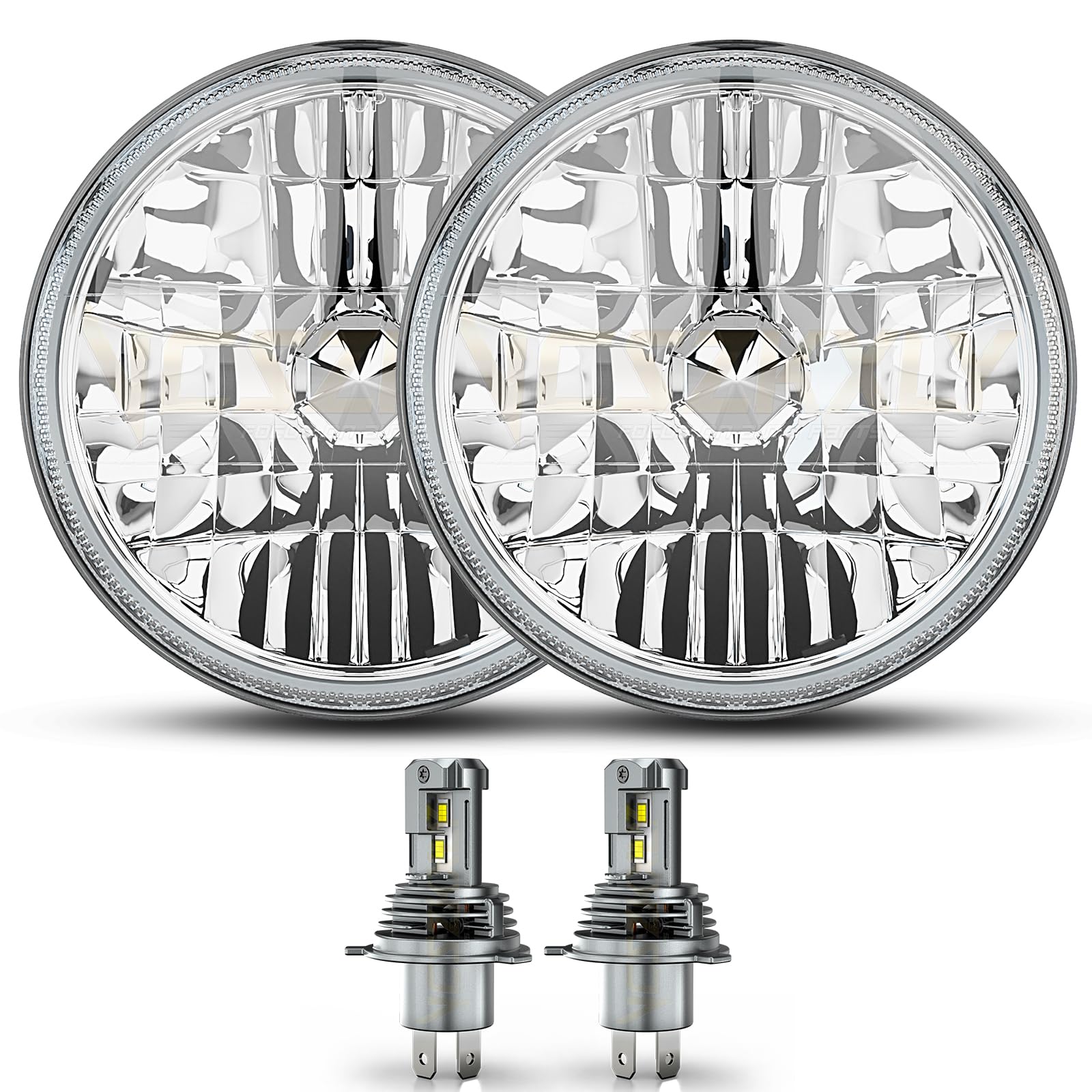 Amazon.com: VCSZKXLY 2025 New 7 Inch Led Headlights Compatible for