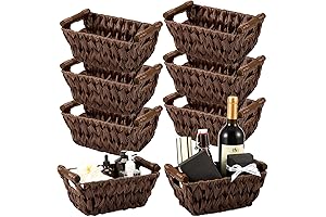 Marsui Small Wicker Baskets for Storage and Organization
