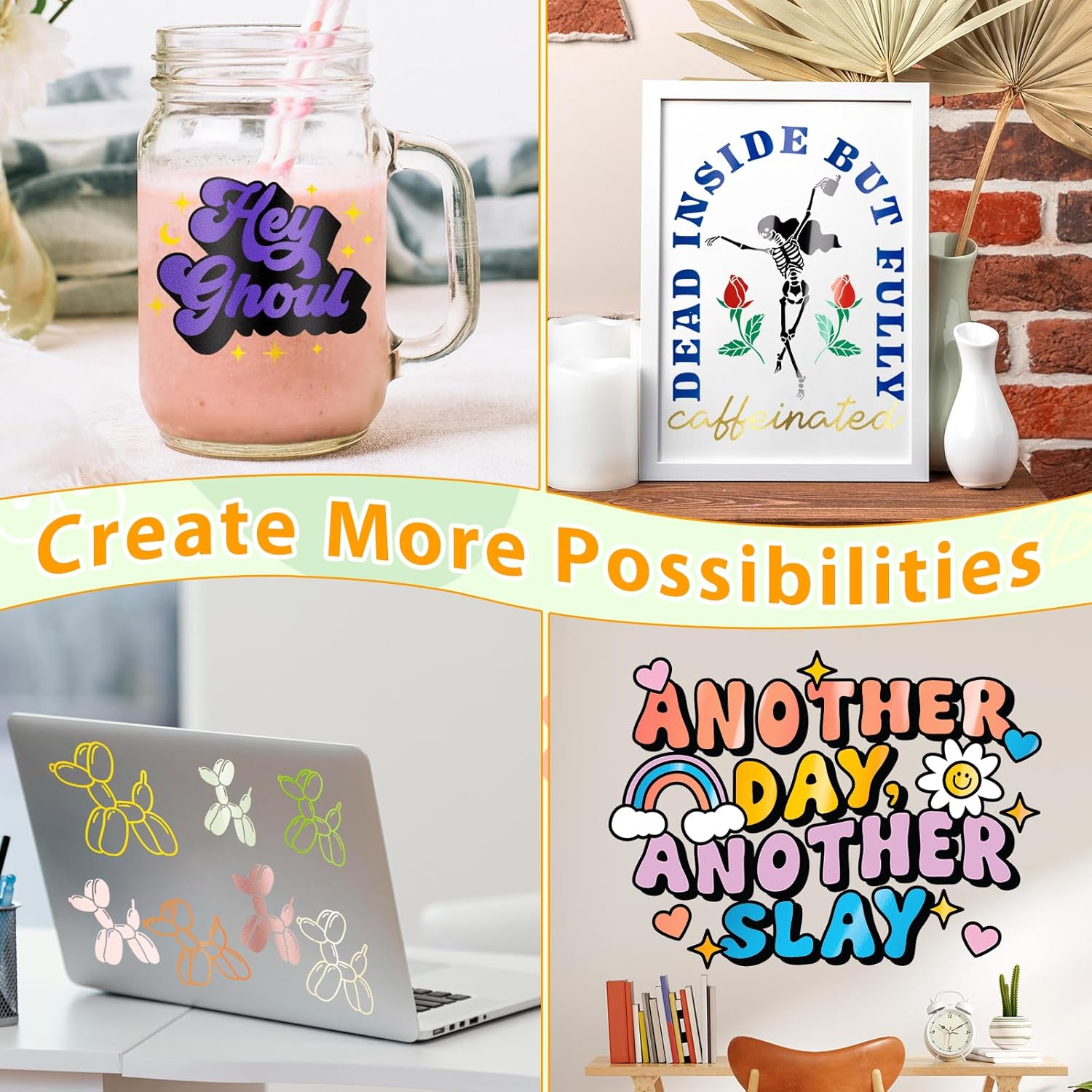 VINYL FROG Permanent Adhesive Vinyl Bundle 40 Pack Adhesive Vinyl Sheets 12''x12'' Permanent VinylPack for Cups DIY Craft Projects