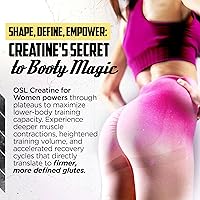 Vista 5 de Old School Labs 5g Creatine Monohydrate Powder with Collagen & BCAA ∣ Women's Post-Workout Formula for Muscle Repair & Recovery, Energy & Lean