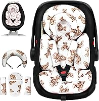 Vista 1 de Inserto de asiento de automóvil infantil con cojín extra para prematuro a niño, inserto reversible para asiento de automóvil recién nacido