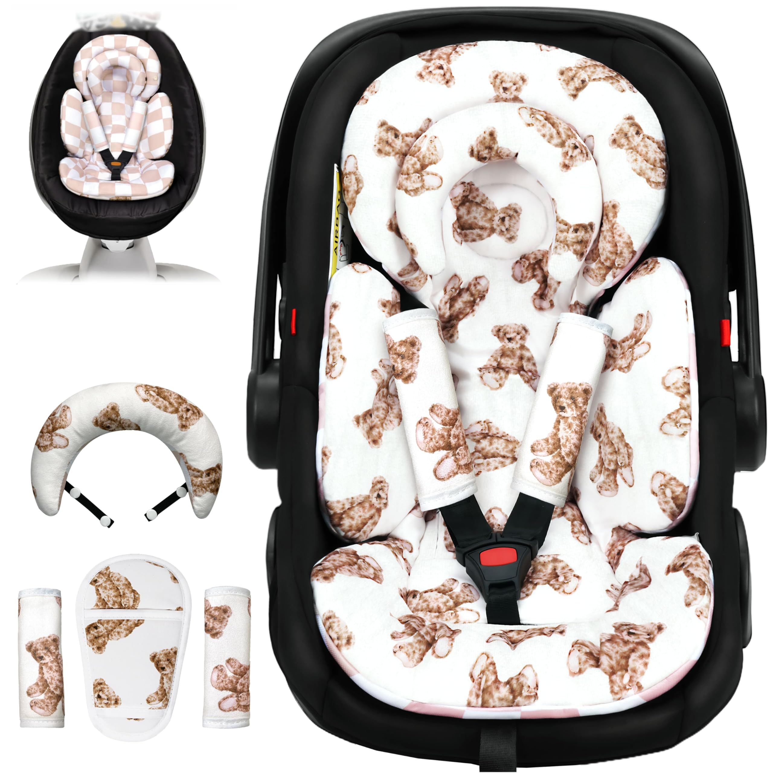 Stroller Bassinet Cushion Newborn Baby Stroller Seat Cushion
