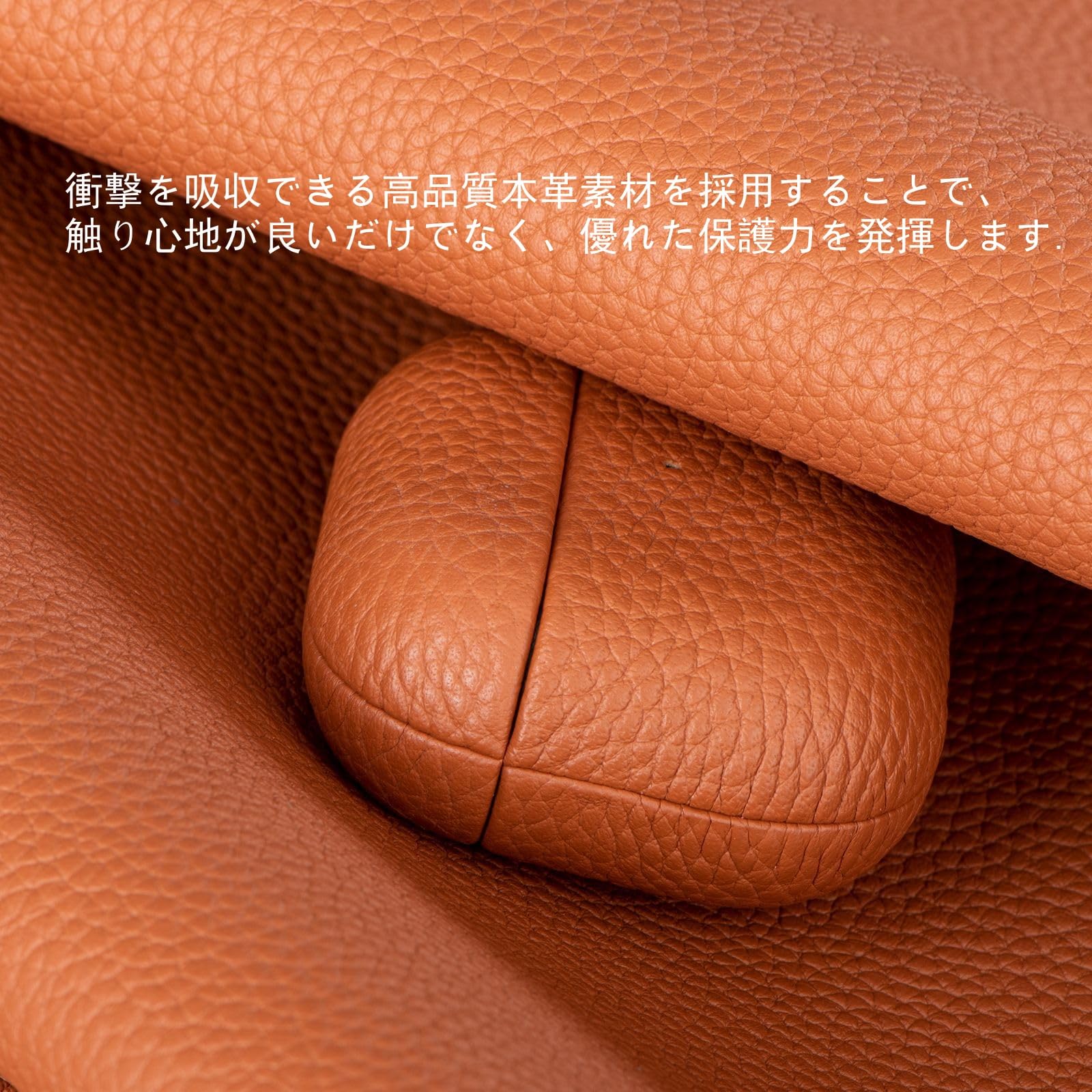 Amazon | AirPods4 ケース AirPods第4世代 レザーケース 本革 AirPods4