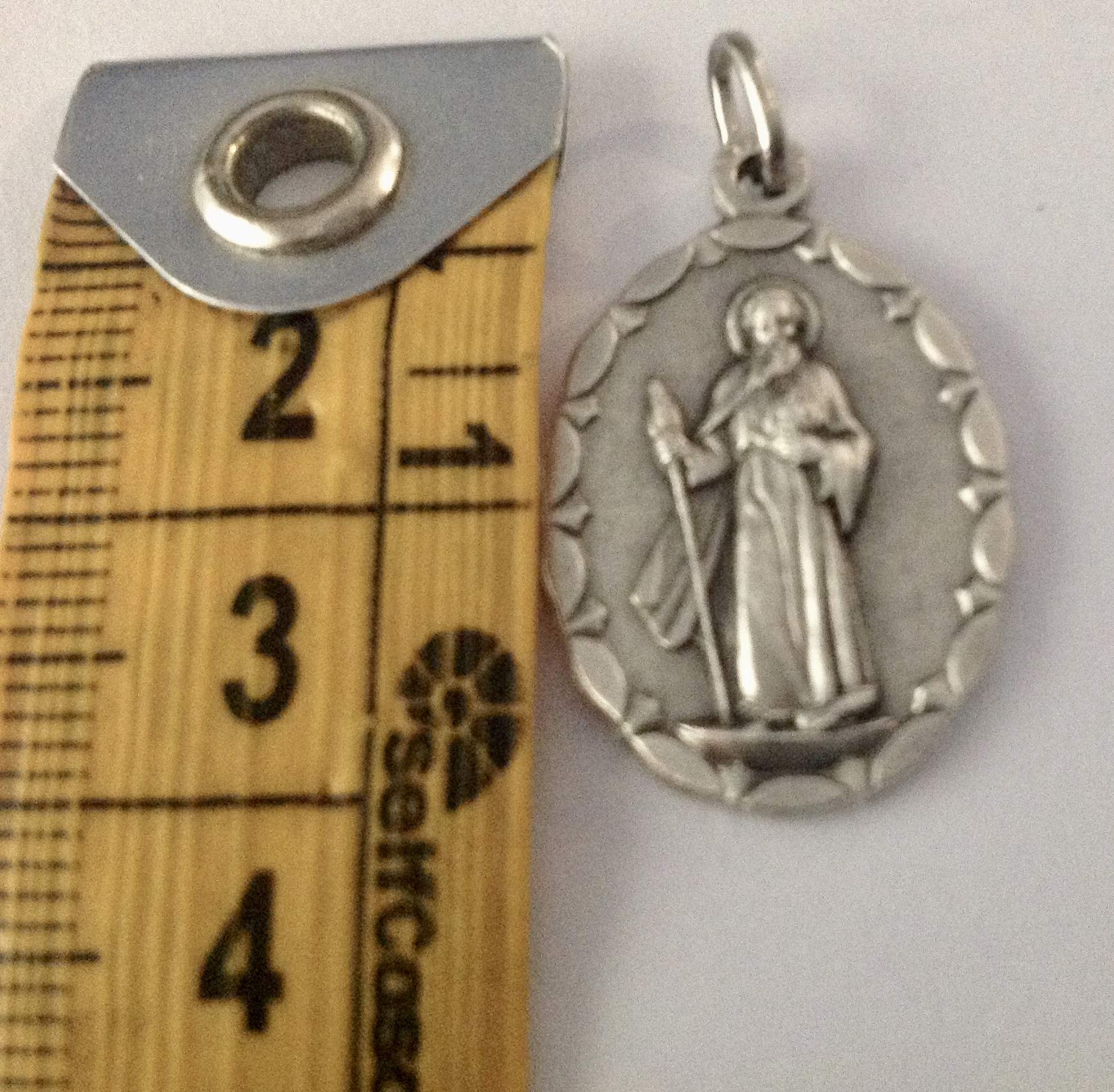 I G J Médaille Ovale de Saint Jude Thaddeus l'Apôtre - Patron des cas Impossibles