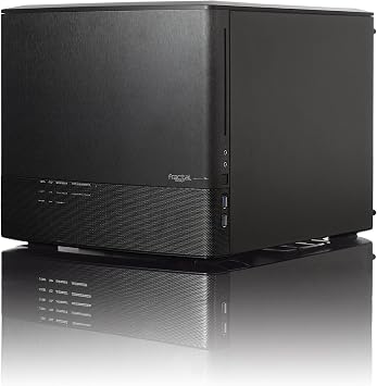 Fractal Design Node 804 No Power Supply MicroATX Cube Case FD-CA-NODE-804-BL, Black