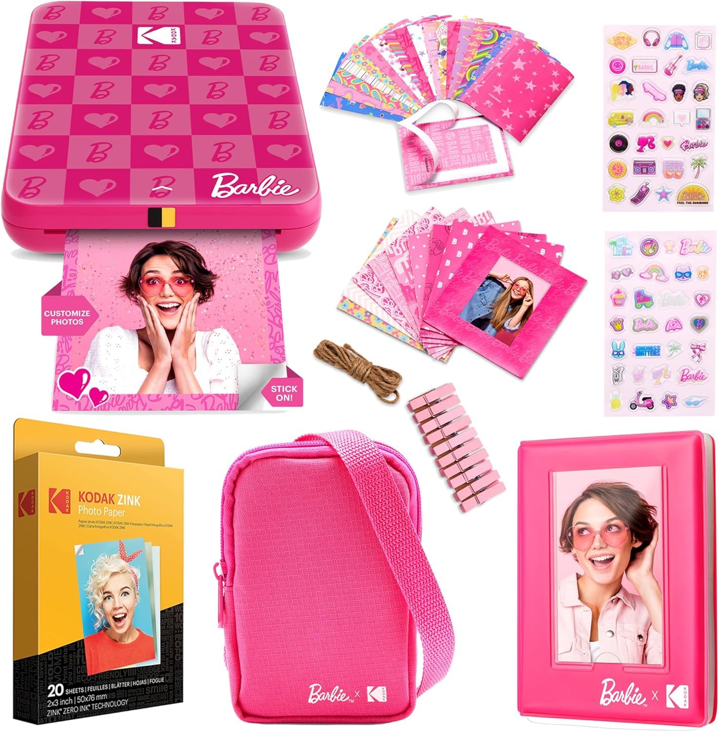 snapbarbieページ　im Buy Kodak Barbie Step Slim Wireless Instant Photo Printer Barbie