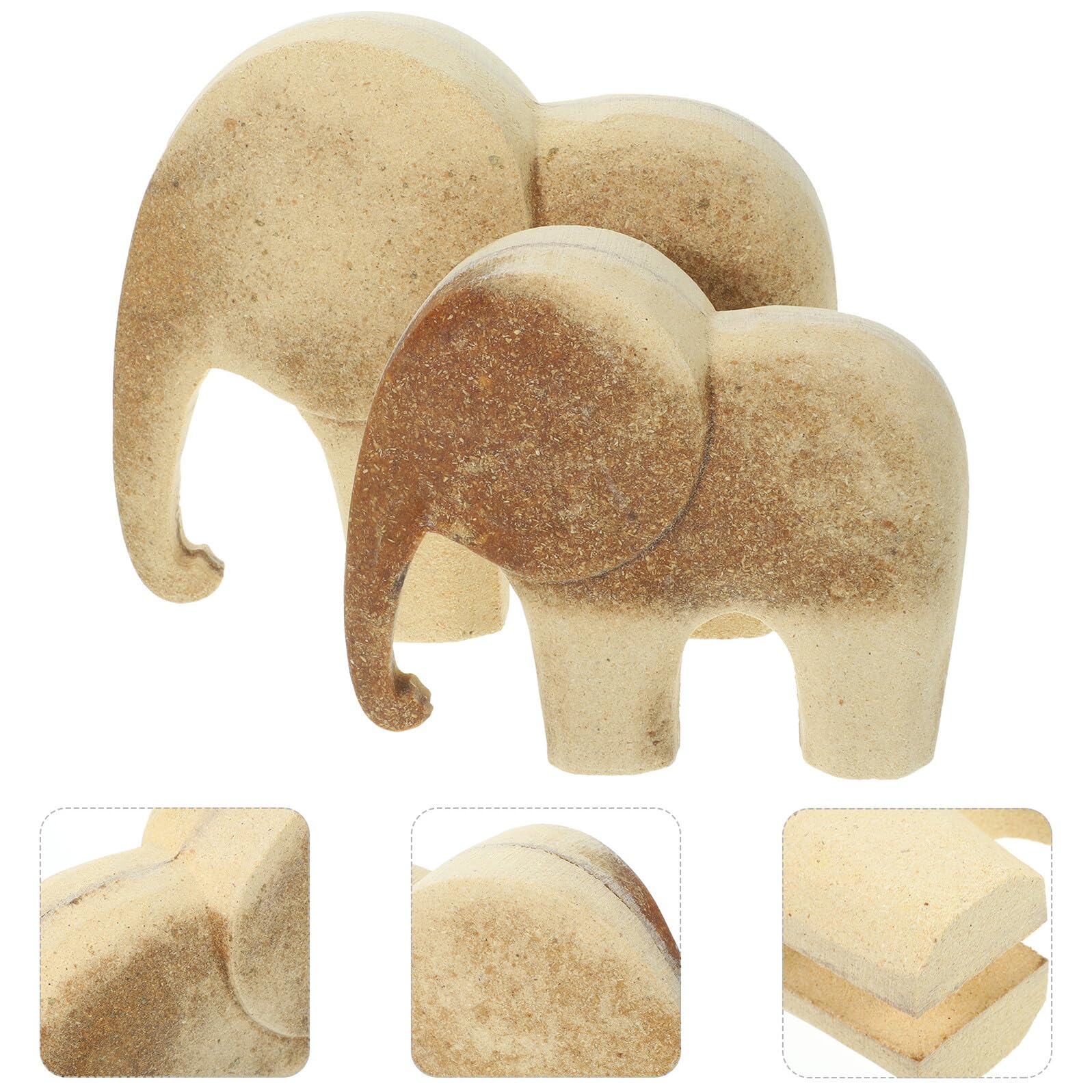 DOITOOL 2 Stück Kleiner Elefant zum Selbermachen für Kinder