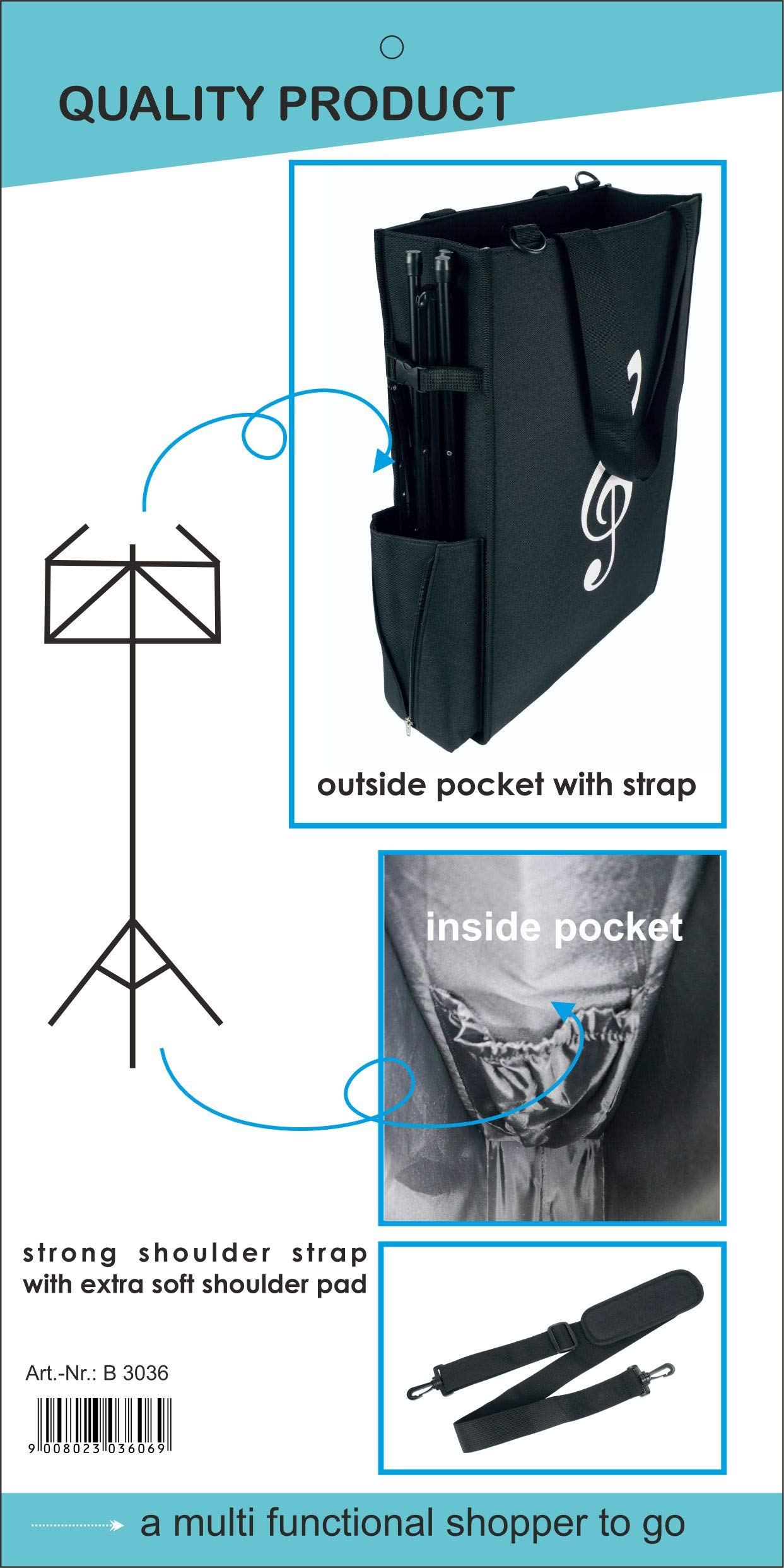 Notenständer Tasche zum umhängen