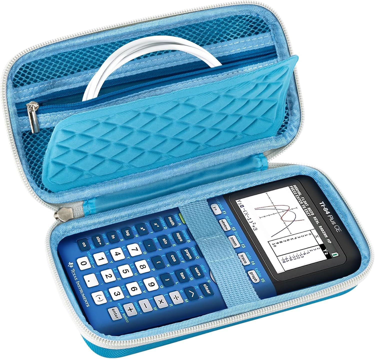 Perfcaze Hard Graphing Calculator Carrying Case Compatible