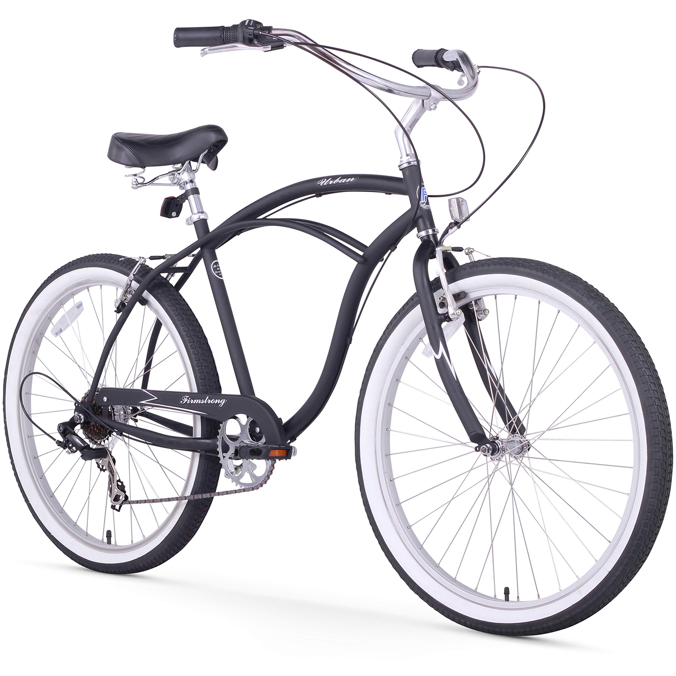 FirmstrongUrban Man Beach Cruiser Bike, Mens Bicycle