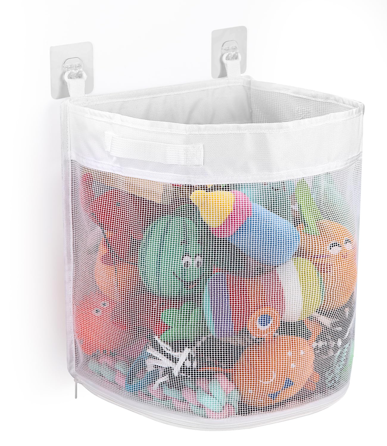 Sac Rangement Baignoire Filet Rangement Jouets Bain Bébé Taicols - 45x33cm - Séchage Rapide - Installation Facile Filet De Bain Jouet