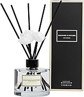 Vista 10 de CULTURE & NATURE - Set de difusor de varillas de 6.7 onzas líquidas (200ml) - Difusor con varillas perfumado a vainilla - Fragancia para el hogar