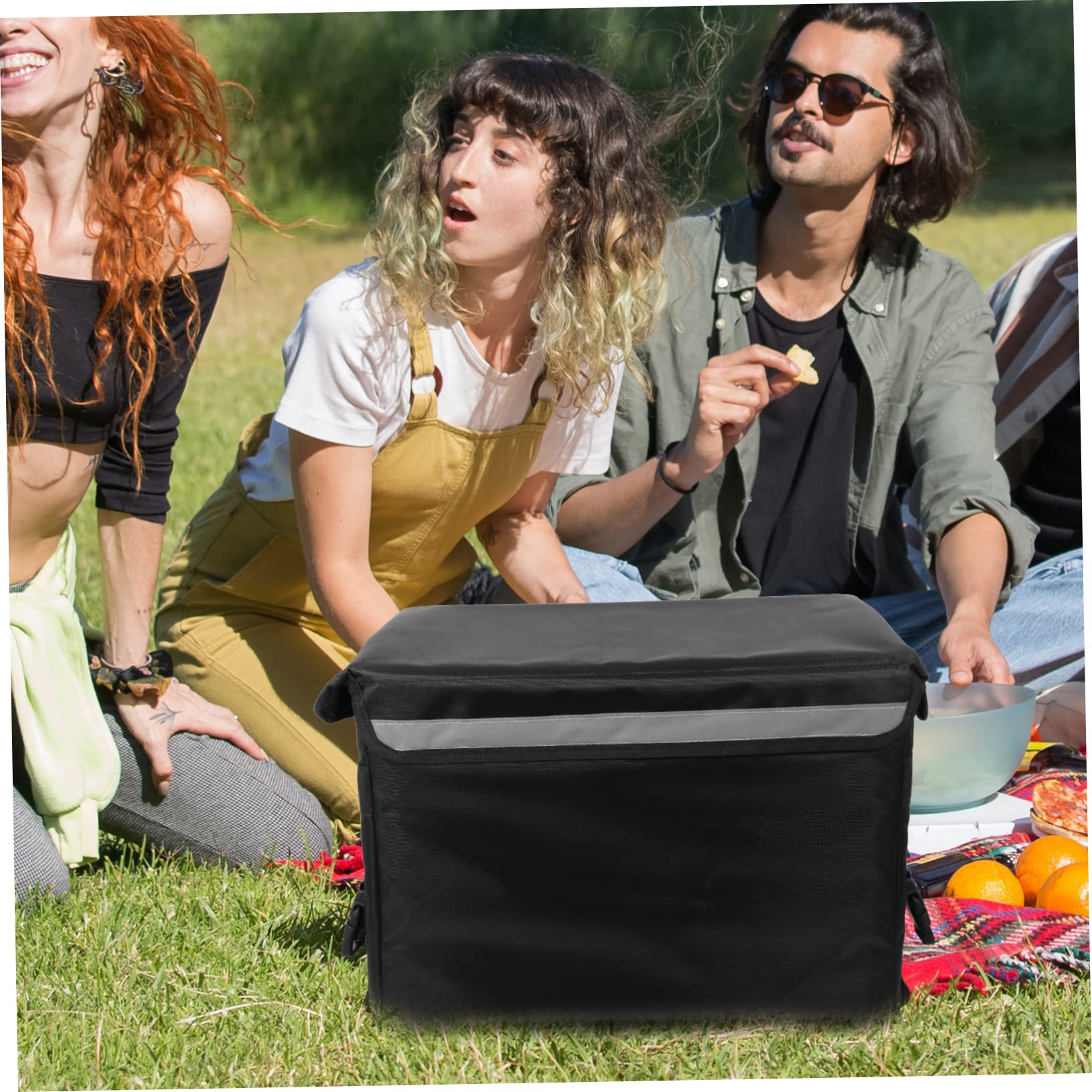 MAGICLULU 30L Lunchbox Tasche Thermobox für To Go Isoliert mit Trennwand aus Nylon und Oxford Tuch für Lunch Unterwegs