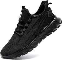 GDEKLOSHOES Men's Lightweight Breathable Slip-On Running Shoes for Walking, Tennis, Gym, Jogging - Non-Slip EVA Sole