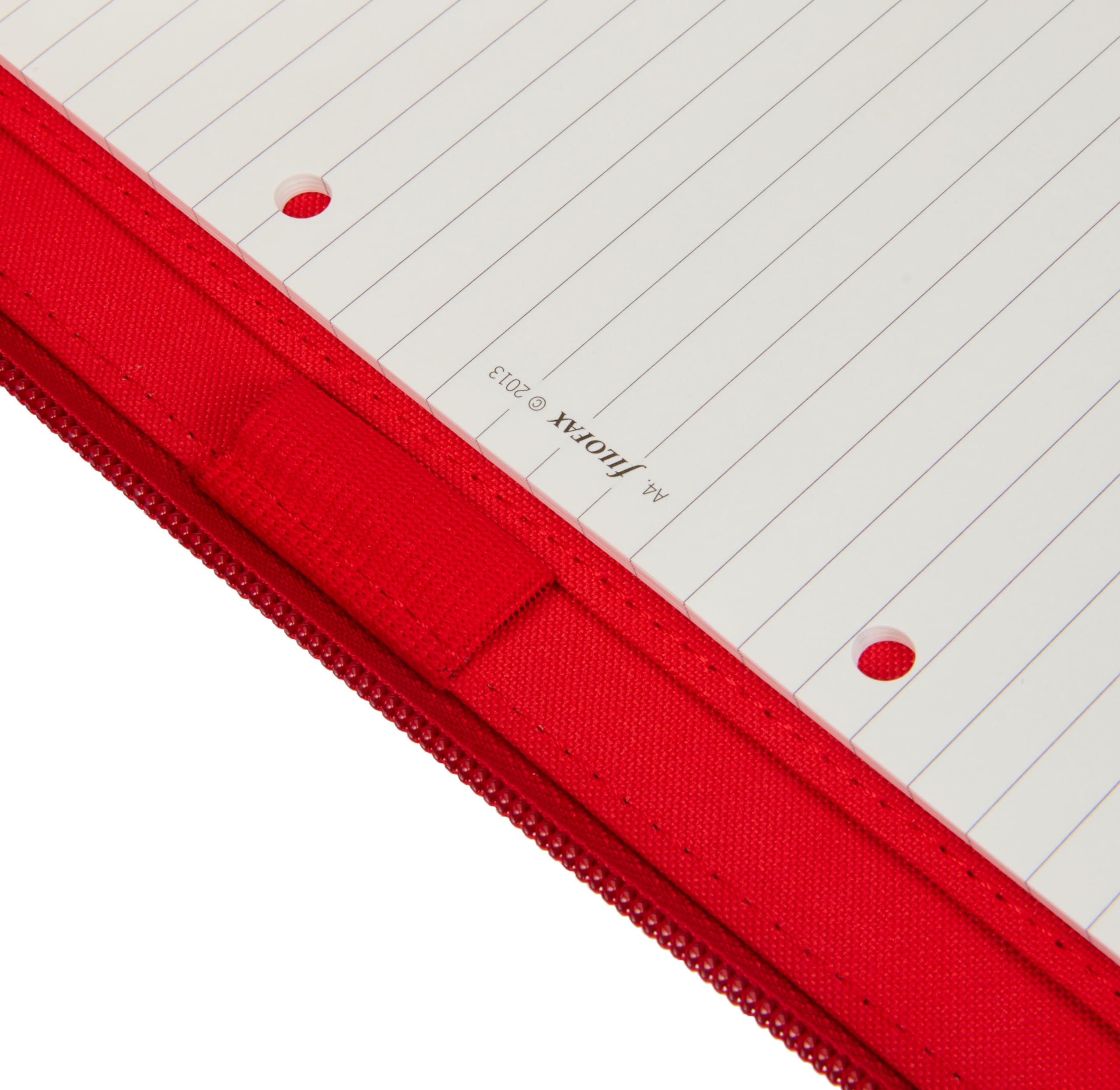 Filofax Metropol Dokumentenmappe mit Reißverschluss, A4, Rot