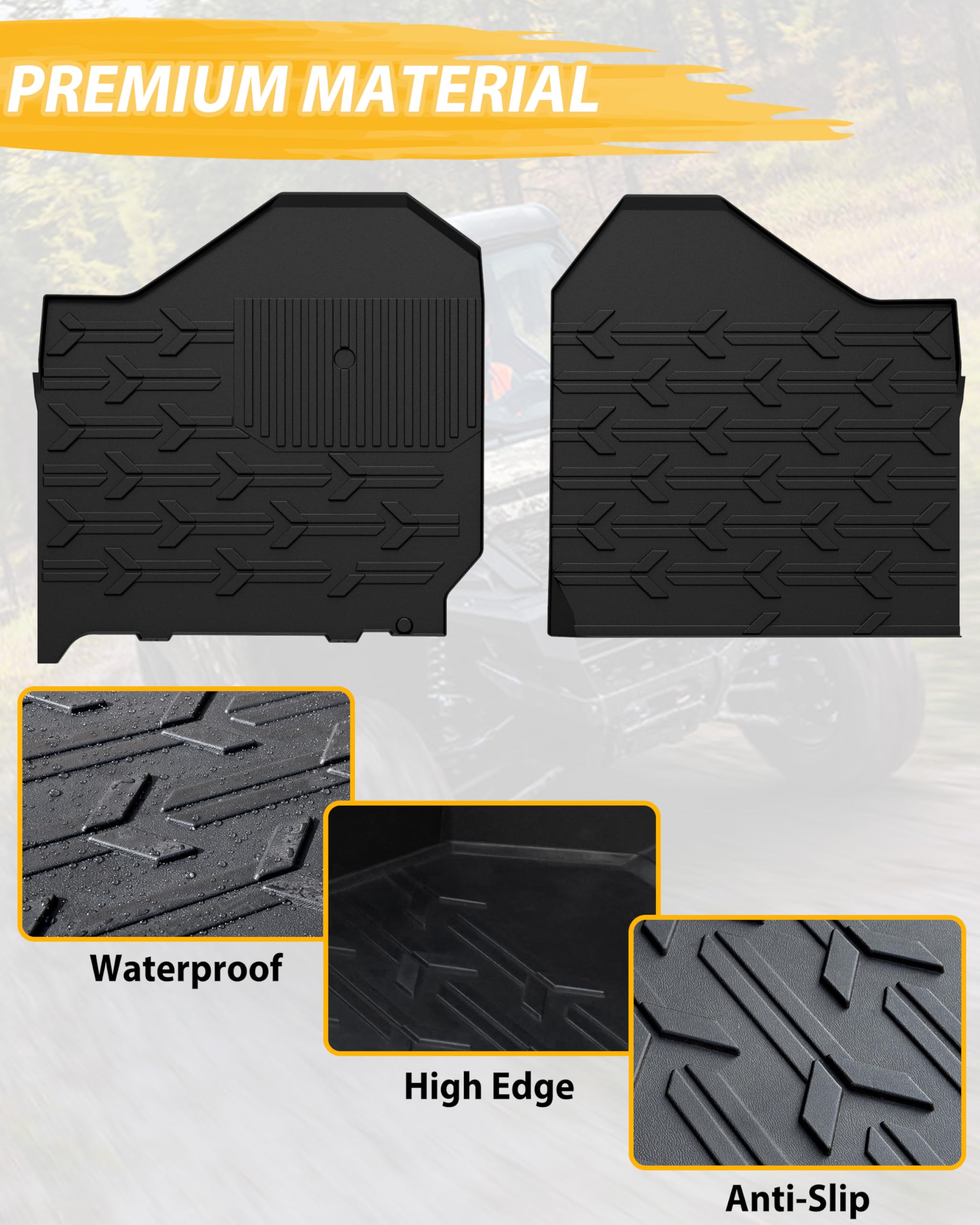 Amazon.com: SAUTVS Front Floor Mats for Kawasaki Ridge 2024-2025