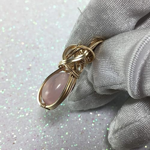 Miniatura 10 de Rocks2Rings Carnelian Crystal Necklace Pendant - Sterling Silver Quality, Heart Wand Reiki Energy Romance, with Elegant Gift Box and Necklace,