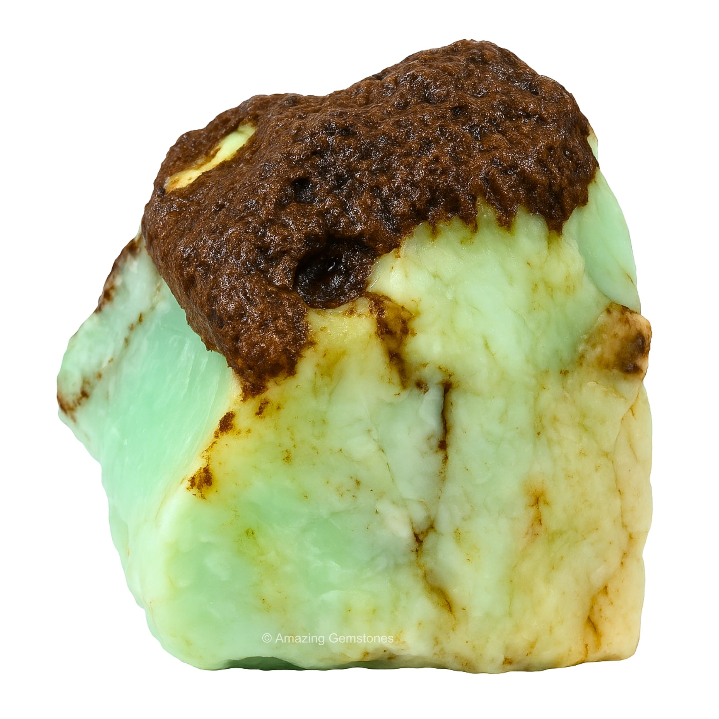 Chrysoprase Crystals and Healing Stones, 1 Piece Raw
