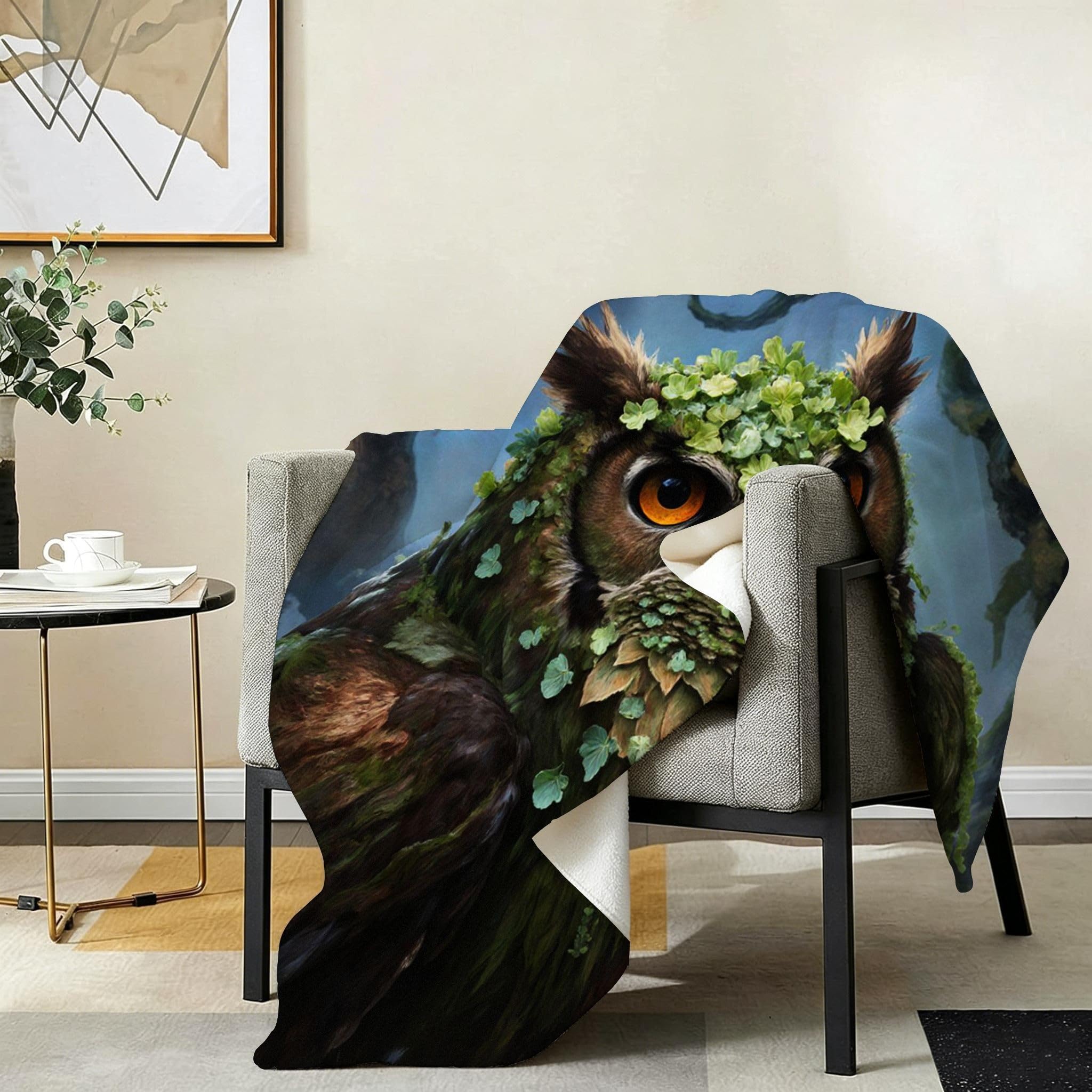 Manta Grande 180x220 cm Lagartija 3D Polar Franela Térmica-A301