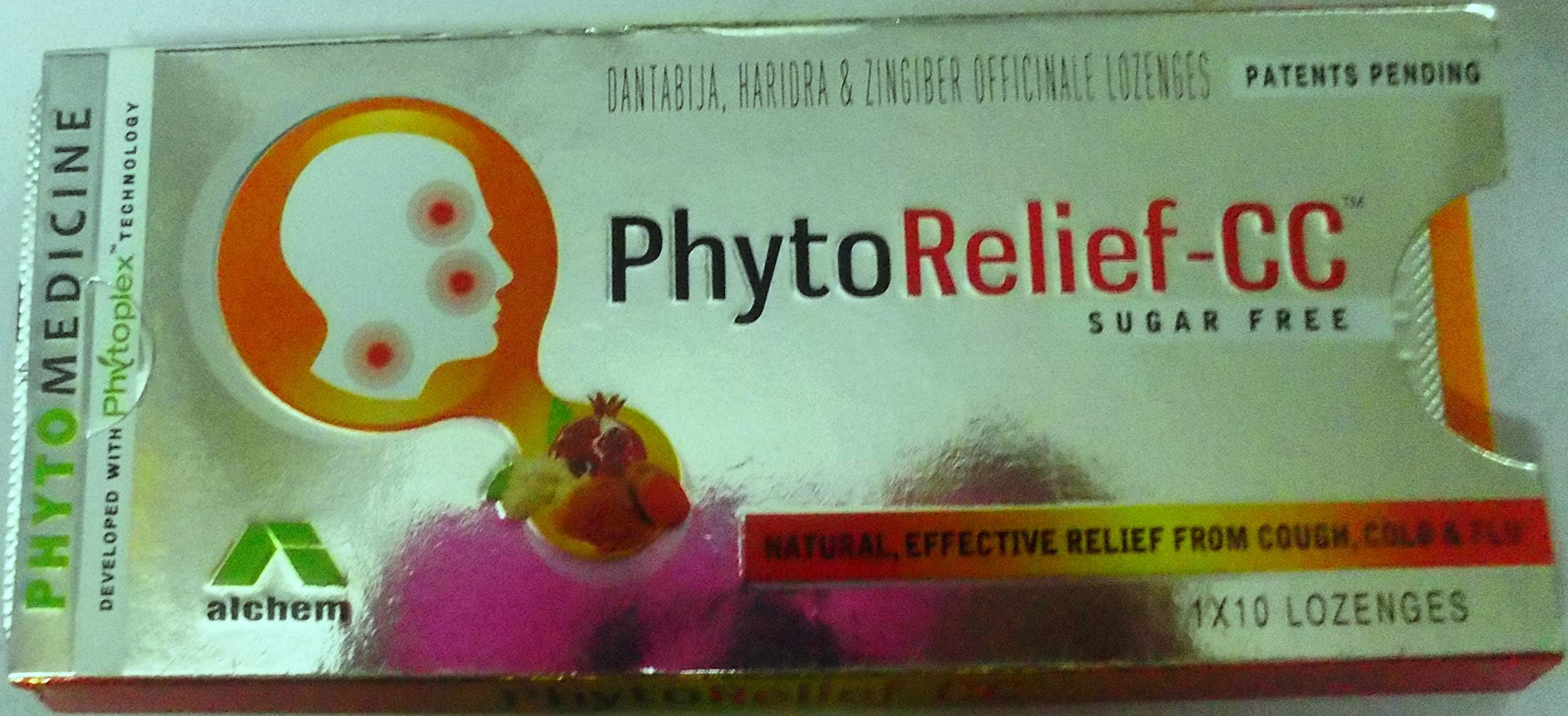 PhytoRelief-CC | Fights cough, cold & sore throat | Natural immunity booster | Clinically tested & patented solution (Pack of 5)