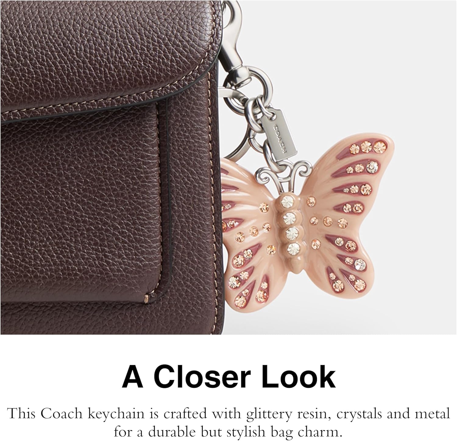 Small Butterfly Bag Charm - Image 4