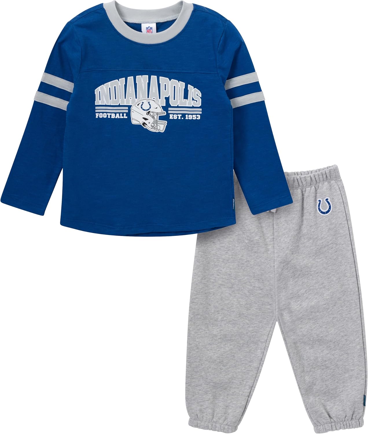 Gerber NFL unisex-baby Nfl Team Shirt and Sweatpants Set