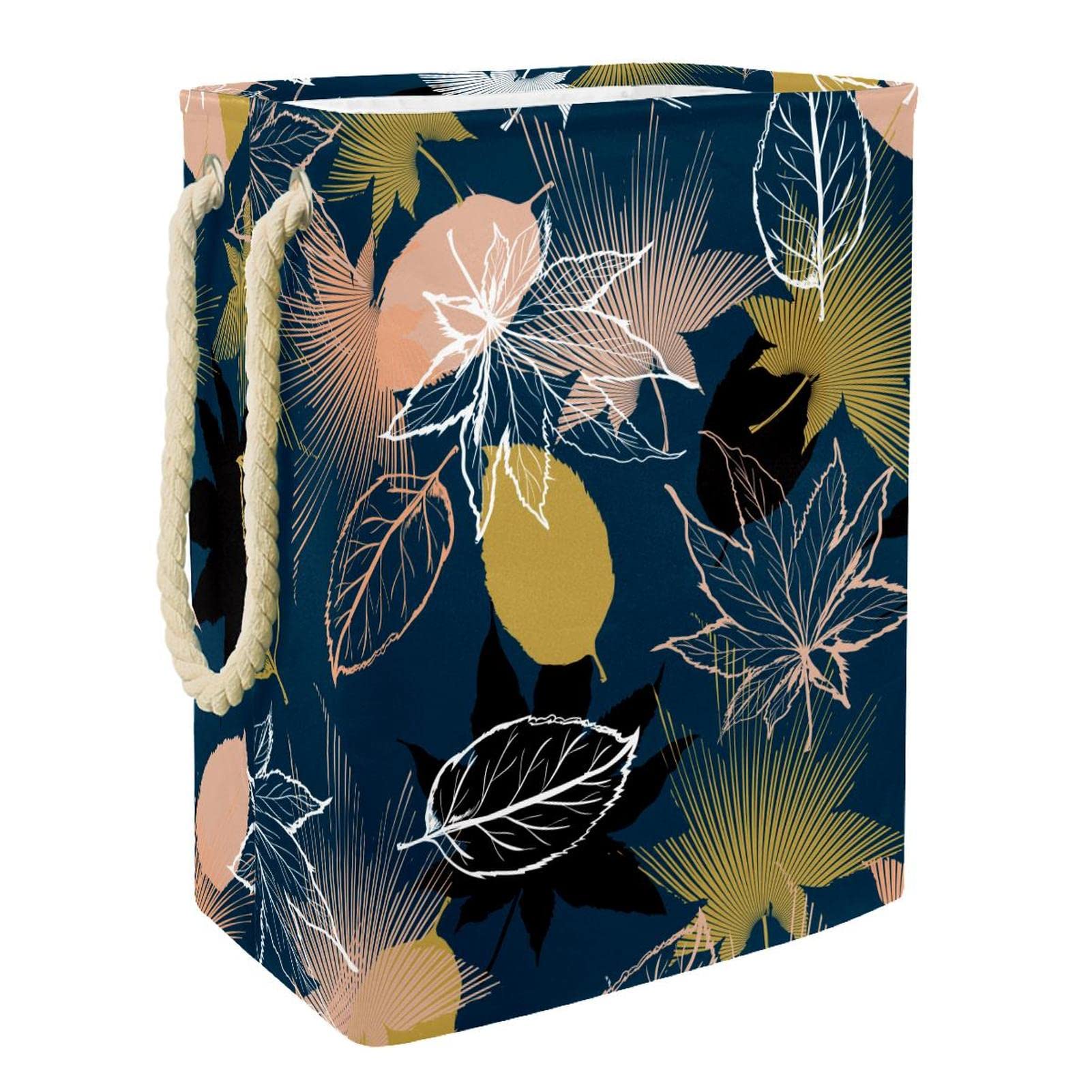 Panier à linge grand format en feuille avec poignées solides pour linge de chambre