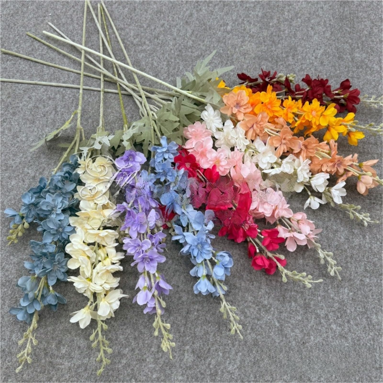 Künstliche Delphinium Künstliche Delphiniumblumen aus Seide