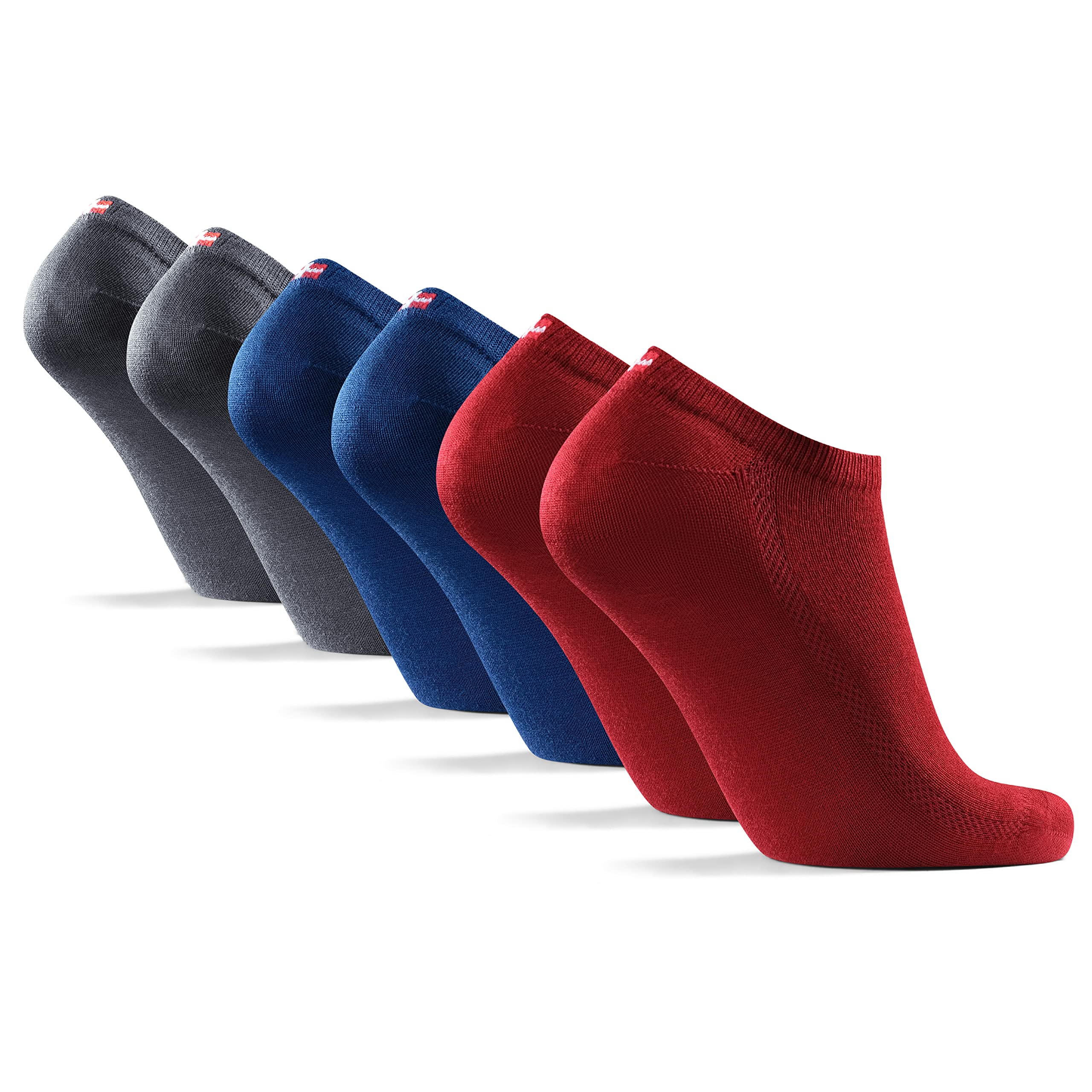 Bamboo Socks For Women DANISH ENDURANCE 6-pack No Show Bamboo