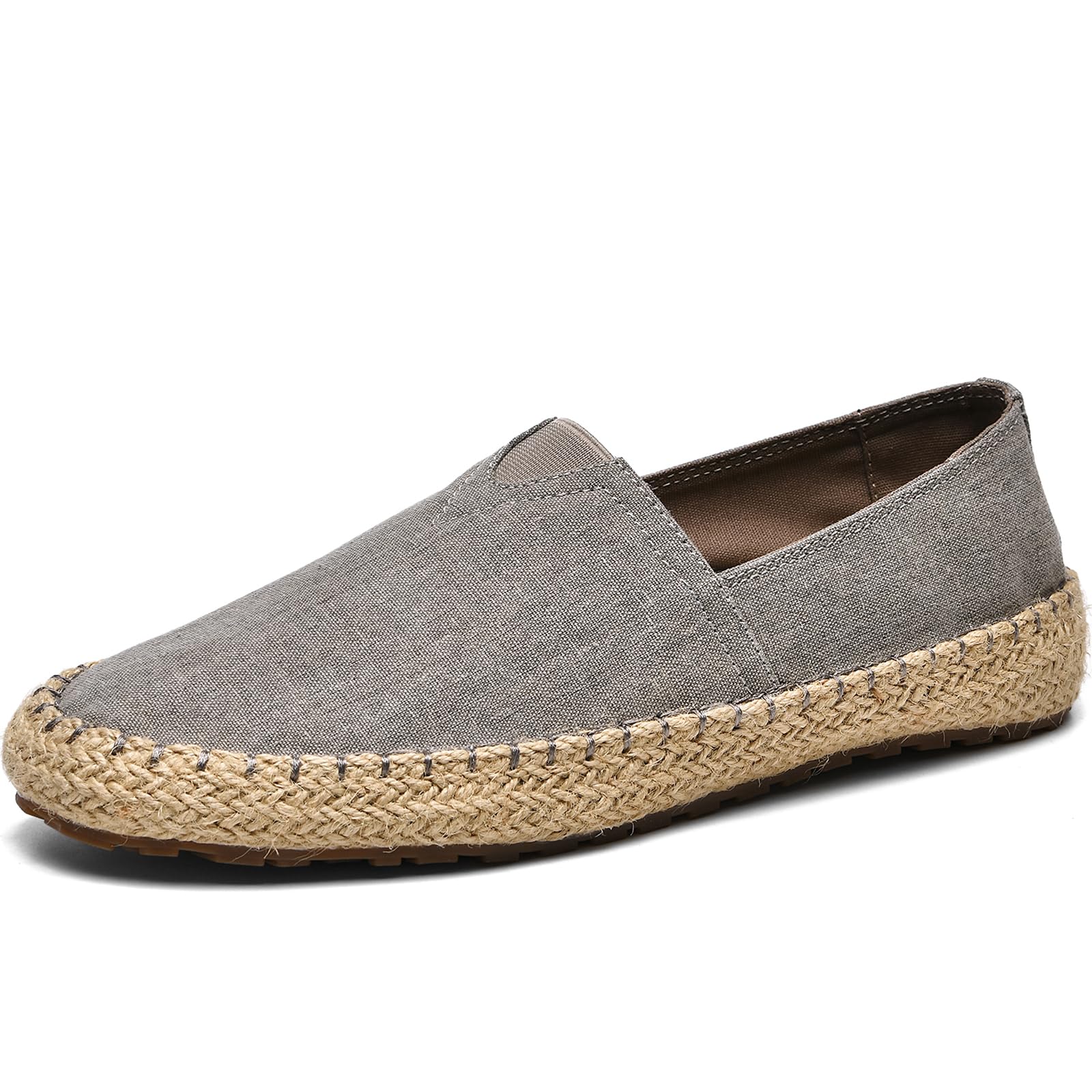 Men's Fashion Casual Canvas Espadrille Slip-on Shoes Loafers-image-40