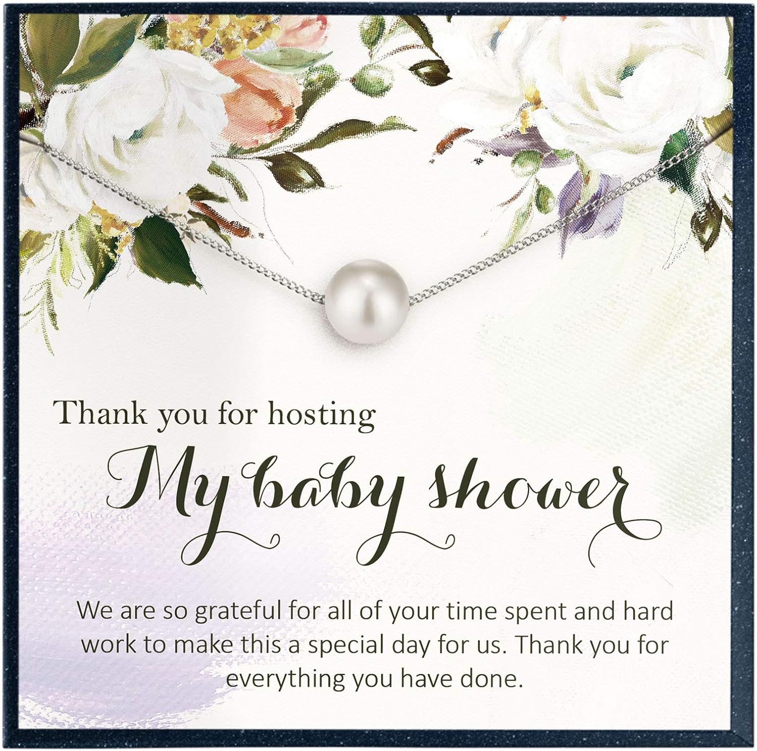 Grace of Pearl Babyshower Hostess Thank You Gifts for Babyshower Host Thank You for Hosting My for Baby Shower Hostess Appreciation Gifts