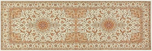 Miniatura 3 de COMSLE Alfombra bohemia lavable para pasillo, de lana sintética, pequeña, envejecida, antideslizante, para sala de lavandería, entrada, interior,