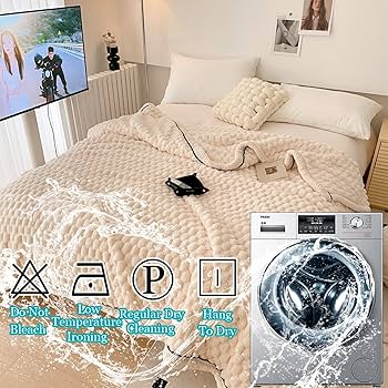 布団・毛布 TWIN BLANKET / SOLID Mainstays Solid Twin Down Alternative Blanket in White